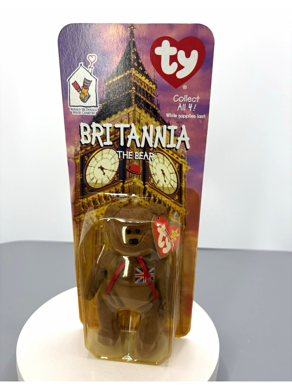 Ty Beanie Babies Britannia the Bear McDonald’s Teenie Beanie Baby 1999